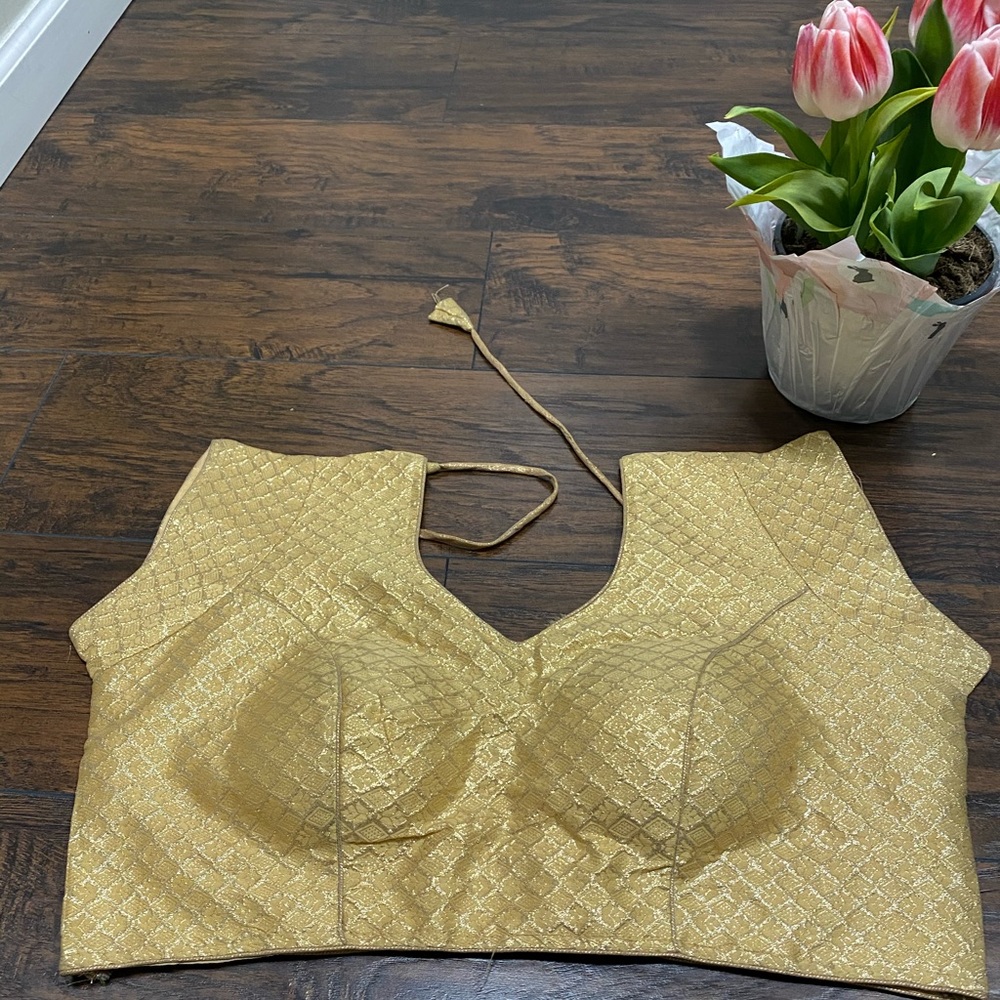 Golden  blouse